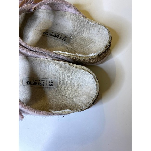 BIRKENSTOCK Arizona Happy Lamb Kids Wool Pink size 1-1.5 US/32EU - Picture 3 of 4